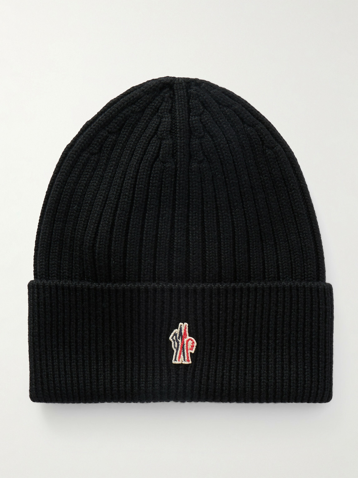 Moncler Grenoble - Logo-Appliquéd Ribbed Virgin Wool Beanie