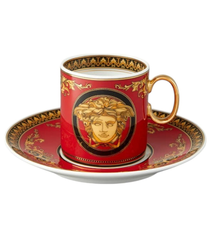 Photo: Versace Home Medusa espresso cup and saucer set
