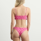 Damson Madder Women's Shirred Bow Bikini Bottom in Pink
