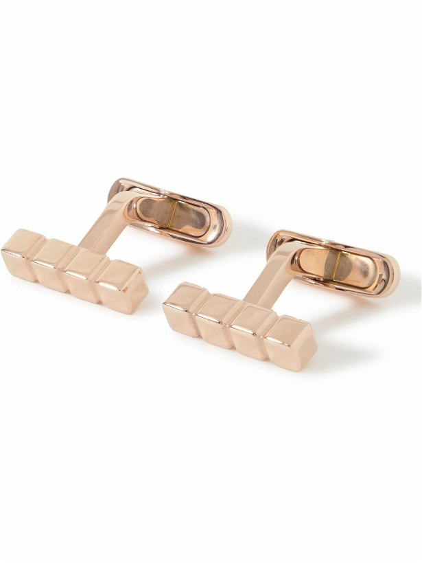Photo: Chopard - Ice Cube Rose Gold-Plated Cufflinks