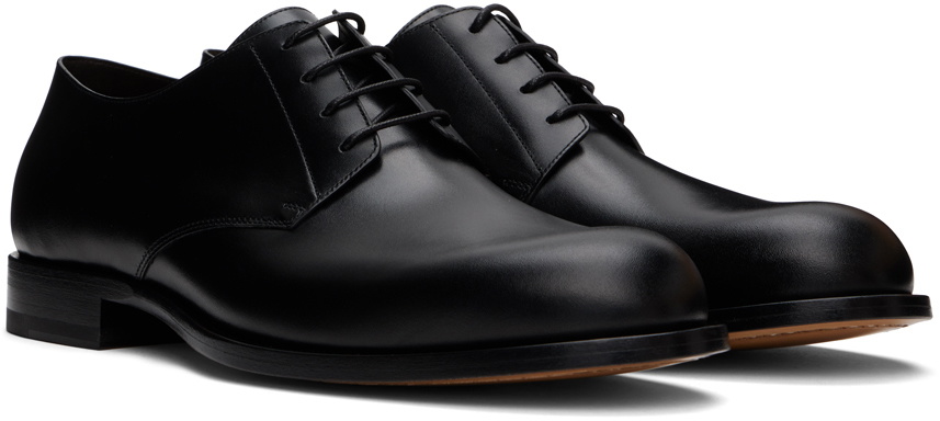The Row Black Novus Leather Derbys