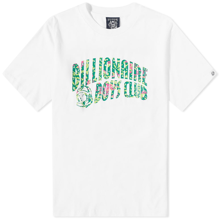 Photo: Billionaire Boys Club Men's Jungle Camo Arch Logo T-Shirt in White