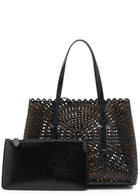 Alaïa Mina 32 Laser-cut Leather Tote - Black - One Size