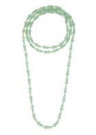 Jennifer Behr Veda Beaded 18kt Gold-plated Necklace - Dark Green - One Size
