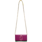 Marc Jacobs Pink and Green Snapshot Chain Wallet Bag