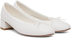 Repetto White Camille Heels