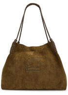 Etro Libra Large Leather and Suede Tote - Multicoloured - One Size