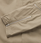 Comme des Garçons SHIRT - Slim-Fit Zip-Embellished Cotton-Poplin Shirt - Brown