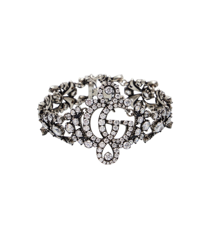 Photo: Gucci GG Marmont embellished cuff bracelet