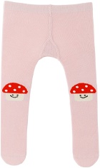 Stella McCartney Baby Pink Mushroom Tights