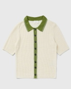 CLOSED SHORT SLEEVE POLO CARDIGAN Beige Womens Top