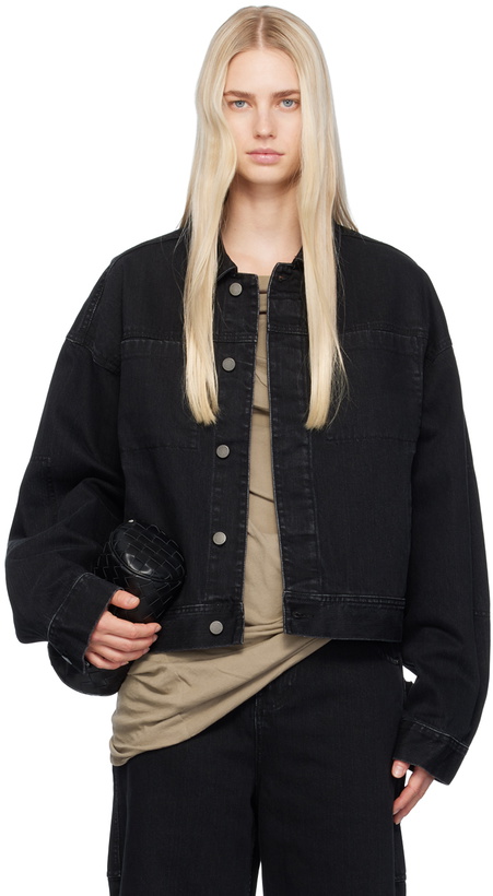 Photo: Entire Studios Black Gem Denim Jacket