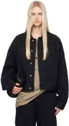 Entire Studios Black Gem Denim Jacket