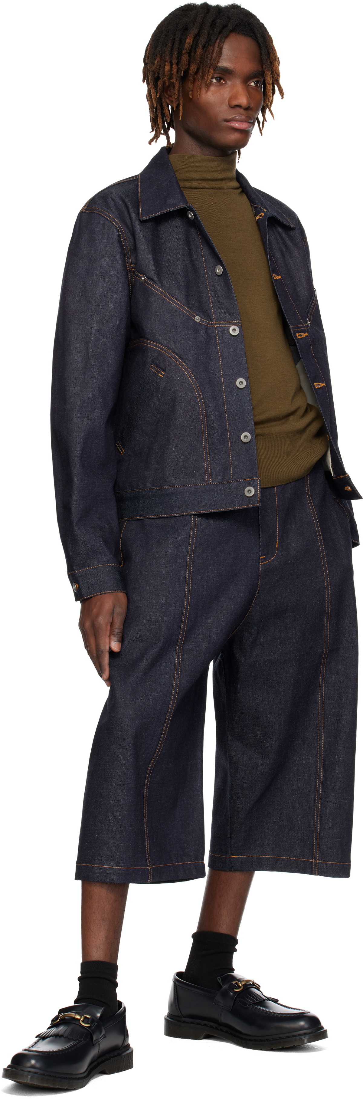 sage’NATION Welt Short Denim Raw Indigo Sage Nation Welt Denim Shorts - Raw Indigo | Garmentory