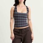 Peachy Den Women's Cindy Racer Back Top in Liquorice