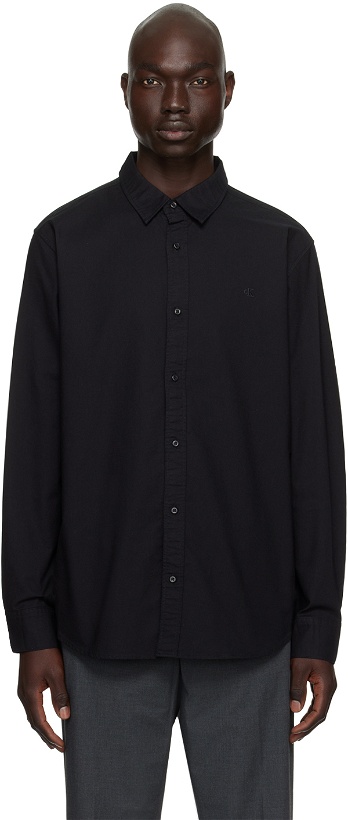 Photo: Calvin Klein Black Embroidered Shirt