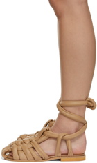 Bless Beige Nº69 Lost In Contemplation Variation Lea Padded Sandals