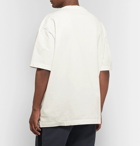 Maison Margiela - Oversized Appliquéd Cotton-Jersey T-Shirt - White