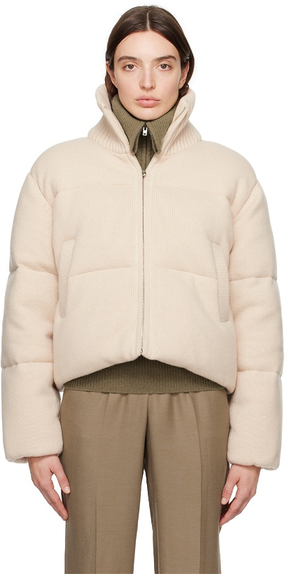 Photo: Joseph Off-White Quilted Down Jacket