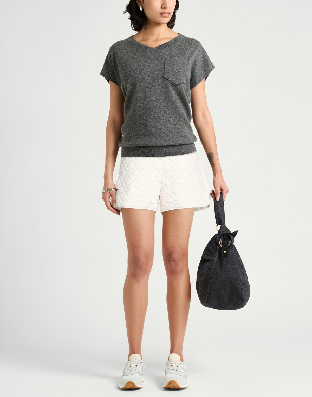 Peserico Womens Shorts & Bermuda Shorts Ivory