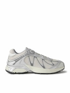 Salomon - XT-WHISPER Metallic Rubber-Trimmed Mesh Sneakers - Gray