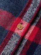Portuguese Flannel - Checked Cotton-Flannel Shirt - Red