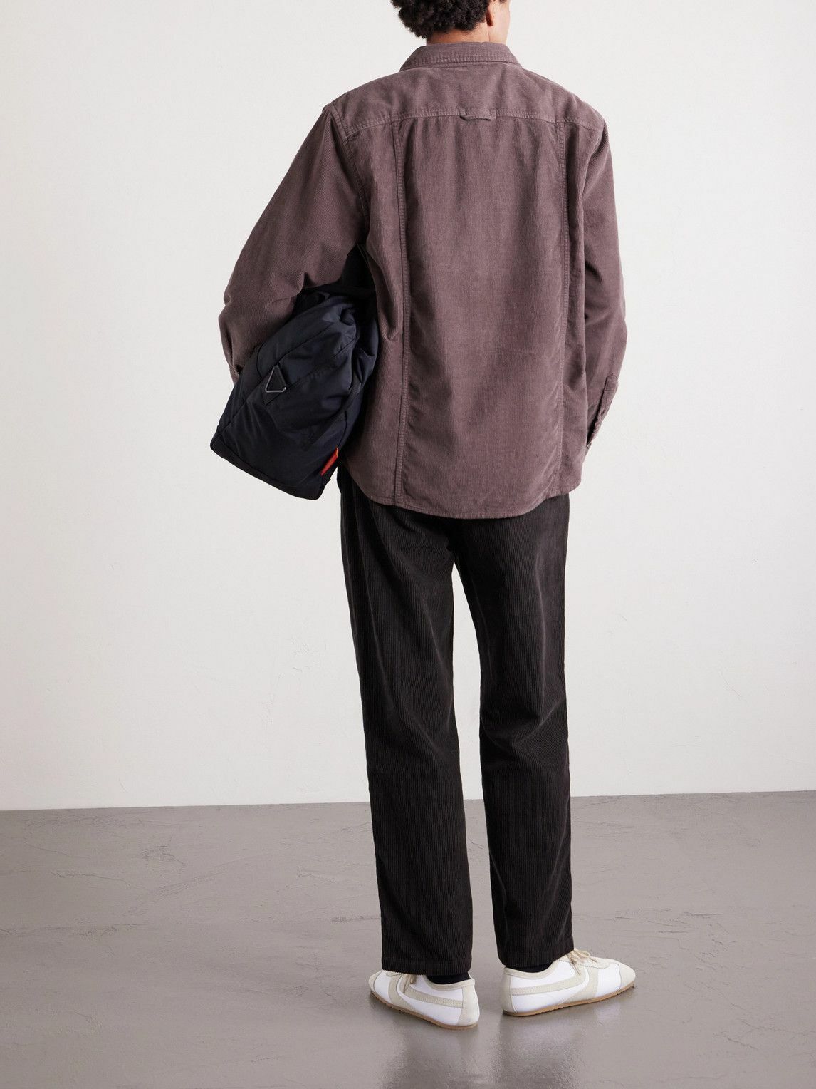 Corridor - Straight-Leg Cotton-Corduroy Trousers - Brown