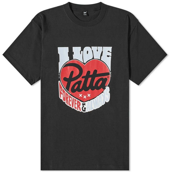 Photo: Patta Men's Forever And Always Washed T-Shirt in Black