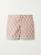 Orlebar Brown - Setter Passetto Straight-Leg Printed Swim Shorts - Red
