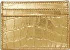 Versace Gold Greca Goddess Card Holder