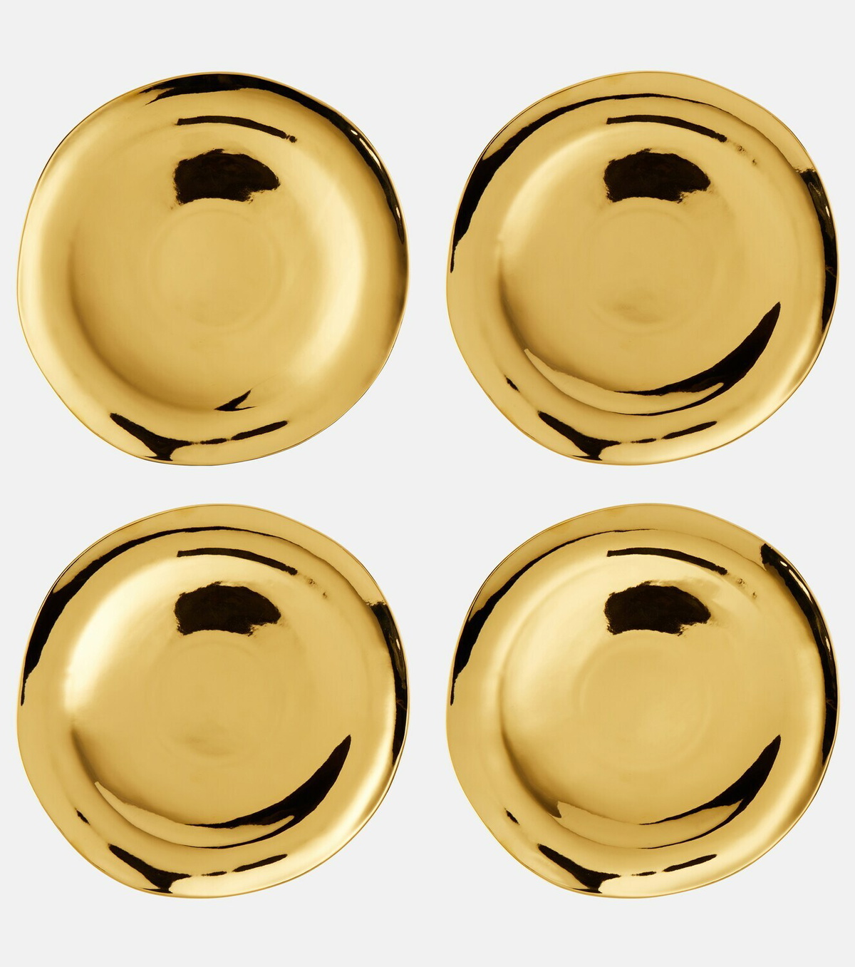 Bitossi Set of 4 porcelain dinner plates