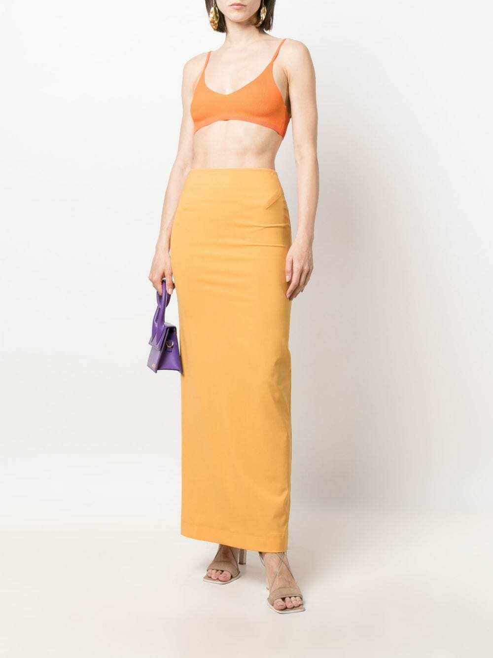JACQUEMUS - La Jupe Pina Longue Skirt Jacquemus