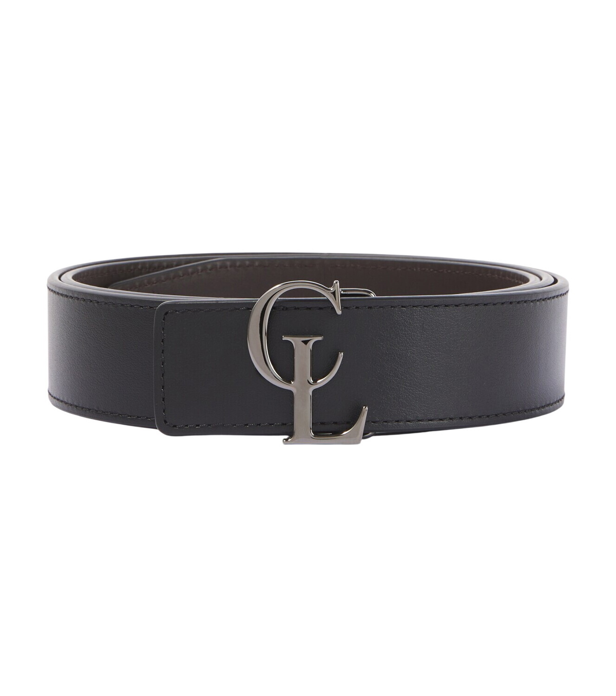 NULLUS Black Silver Filled Knuckles Belt NULLUS