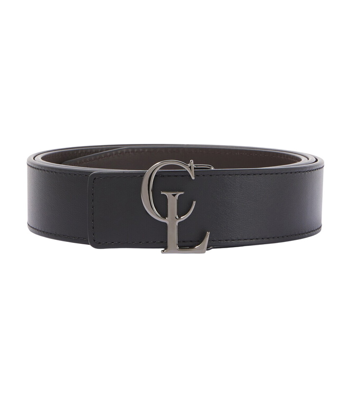 Photo: Christian Louboutin CL reversible leather belt