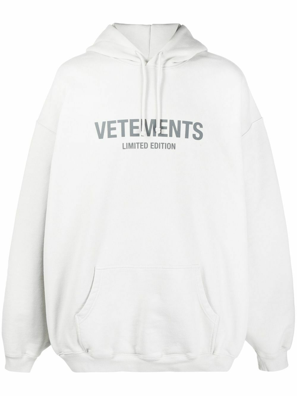 VETEMENTS - Logo Limited Edition Print Cotton Hoodie Vetements