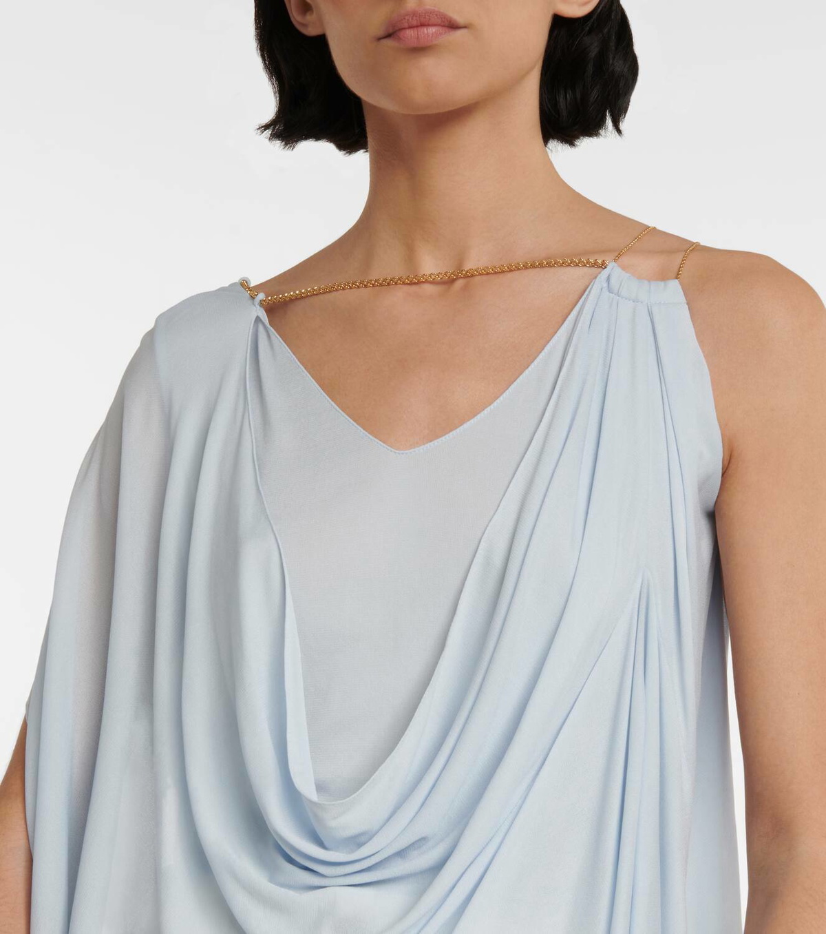 Loewe Embellished draped top