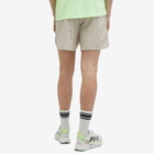 Adidas Men's OTR E 3 Stripe Short in Wonder Beige/Pulse Lime