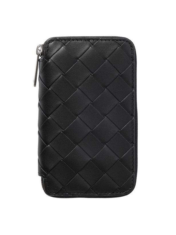 Photo: Bottega Veneta - Intrecciato Leather Zip-Around Key Case