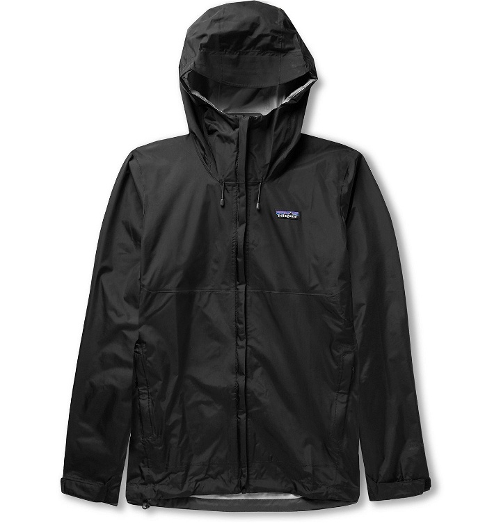 Photo: Patagonia - Torrentshell 3L Recycled H2No Performance Standard Ripstop Hooded Jacket - Black