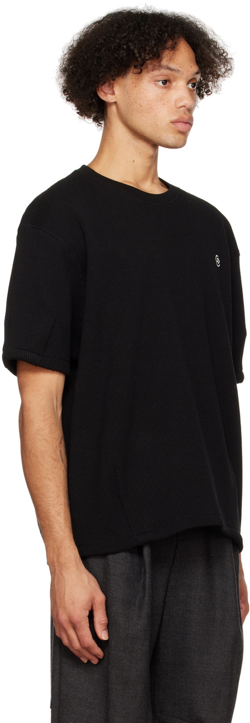 【 ADERERROR 】★Speric logo t-shirt ADER error Black Speric T-Shirt ADER error