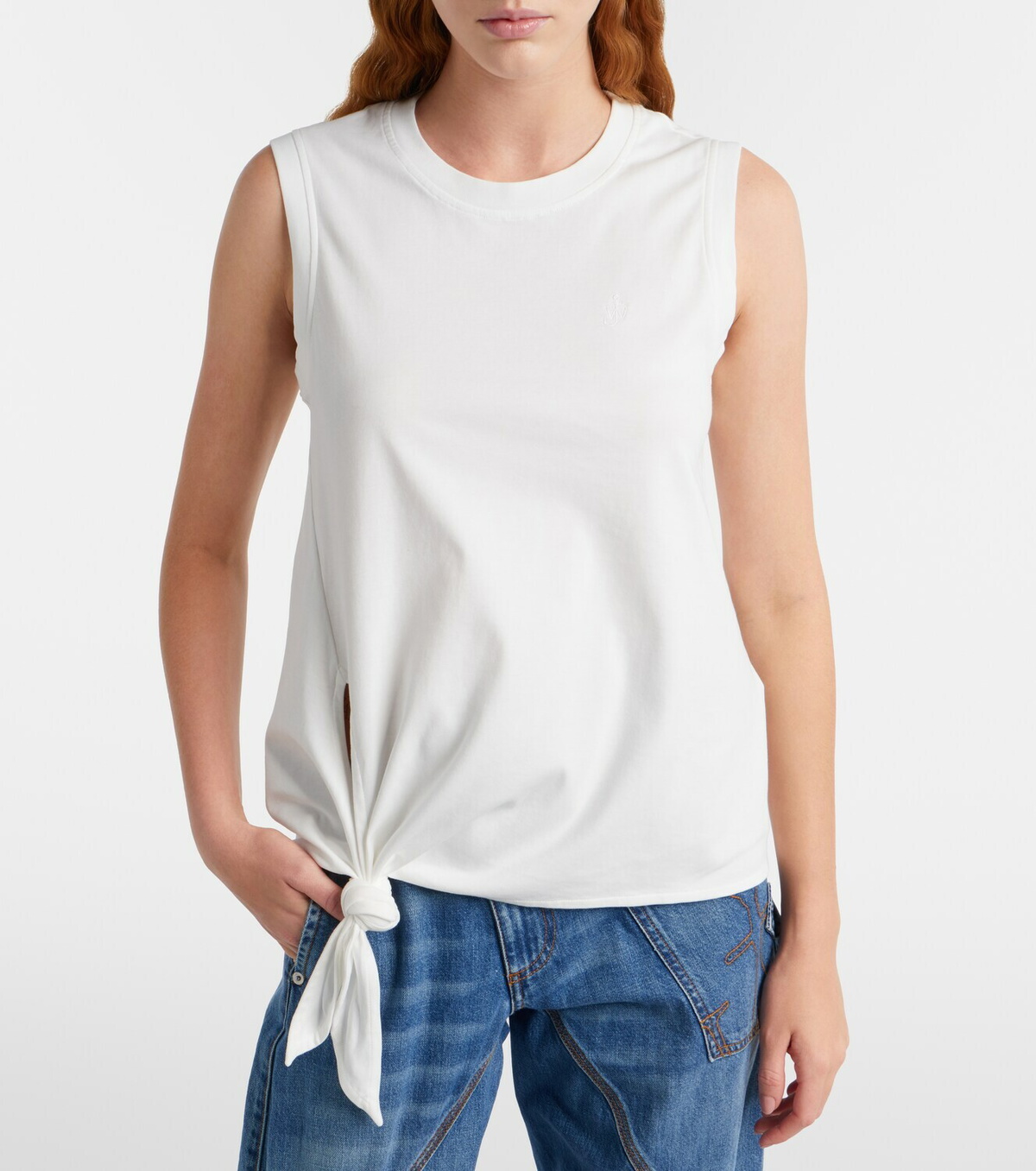 JW Anderson Cotton jersey tank top