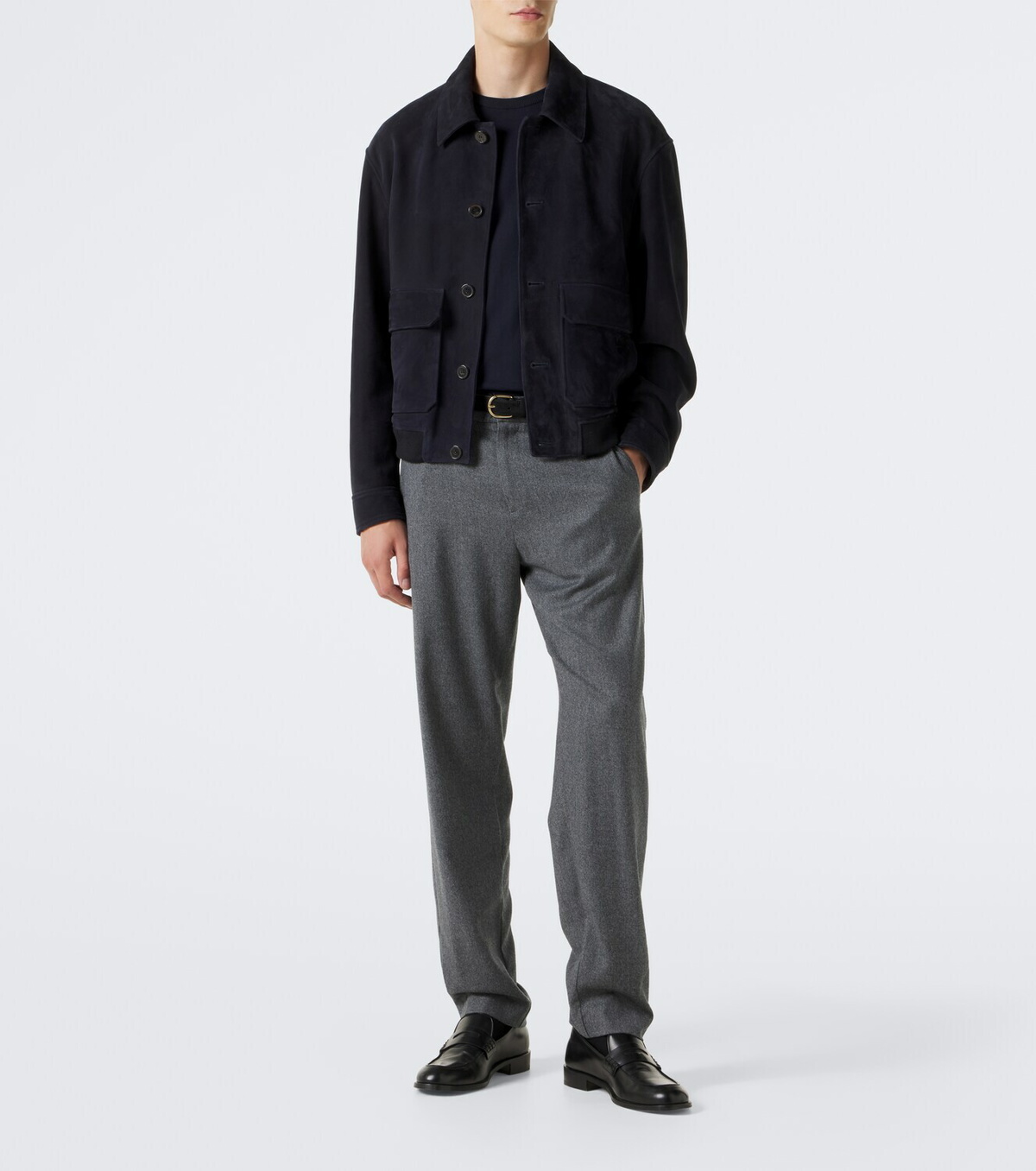 Canali Wool straight pants