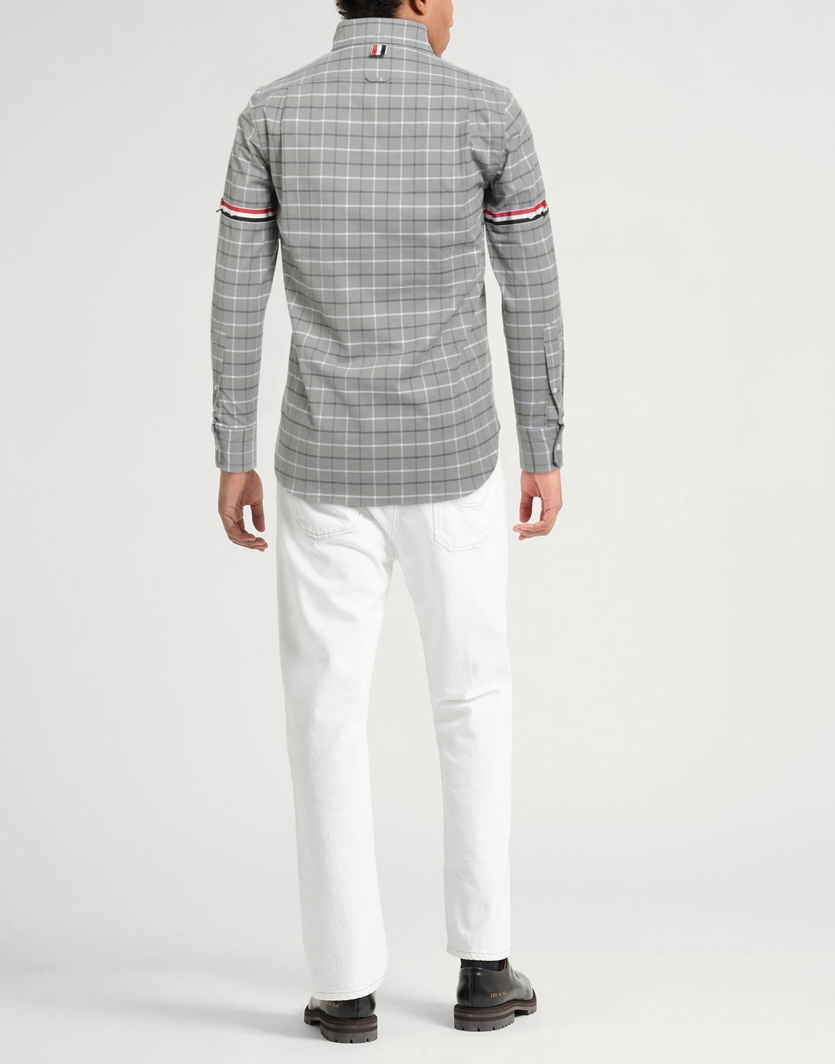 Thom Browne Mens Shirt in Grey