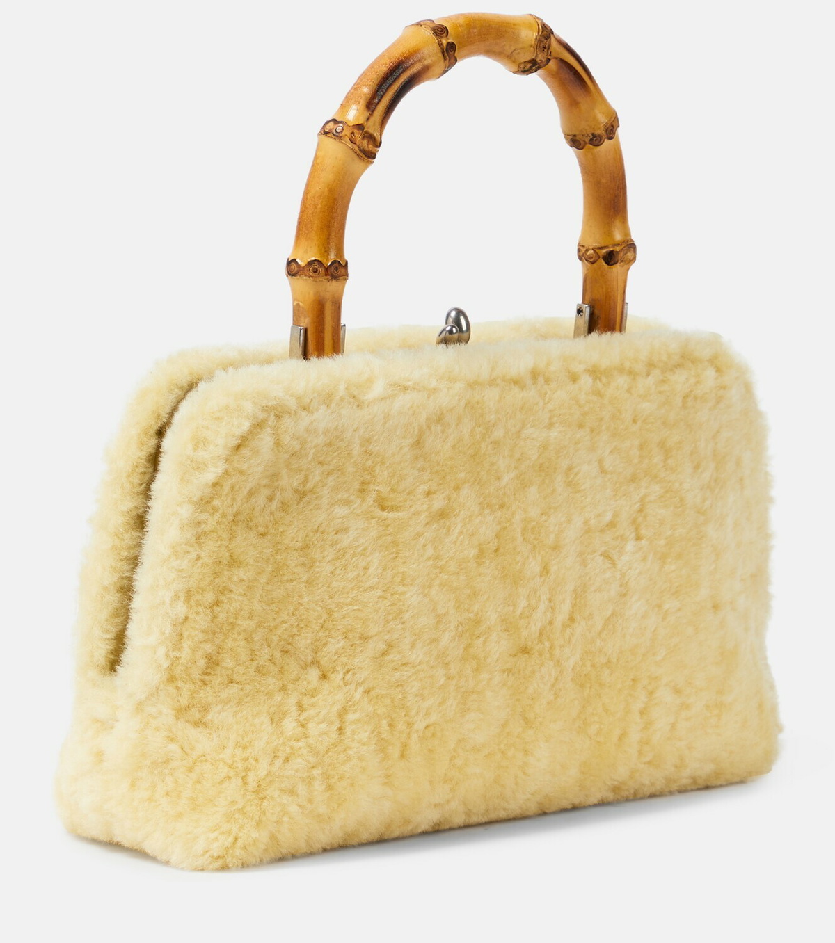 Jil Sander Goji Small shearling tote bag Jil Sander