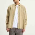 Polar Skate Co. Men's Ben Stripe Shirt in Green Stripe