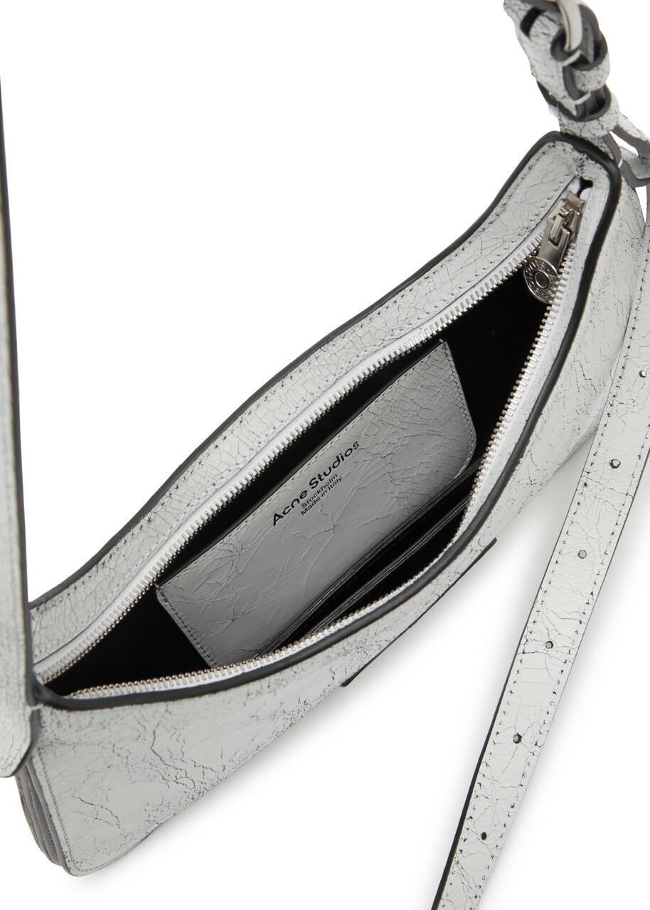 Acne Studios Platt Mini Leather Shoulder bag - White - One Size