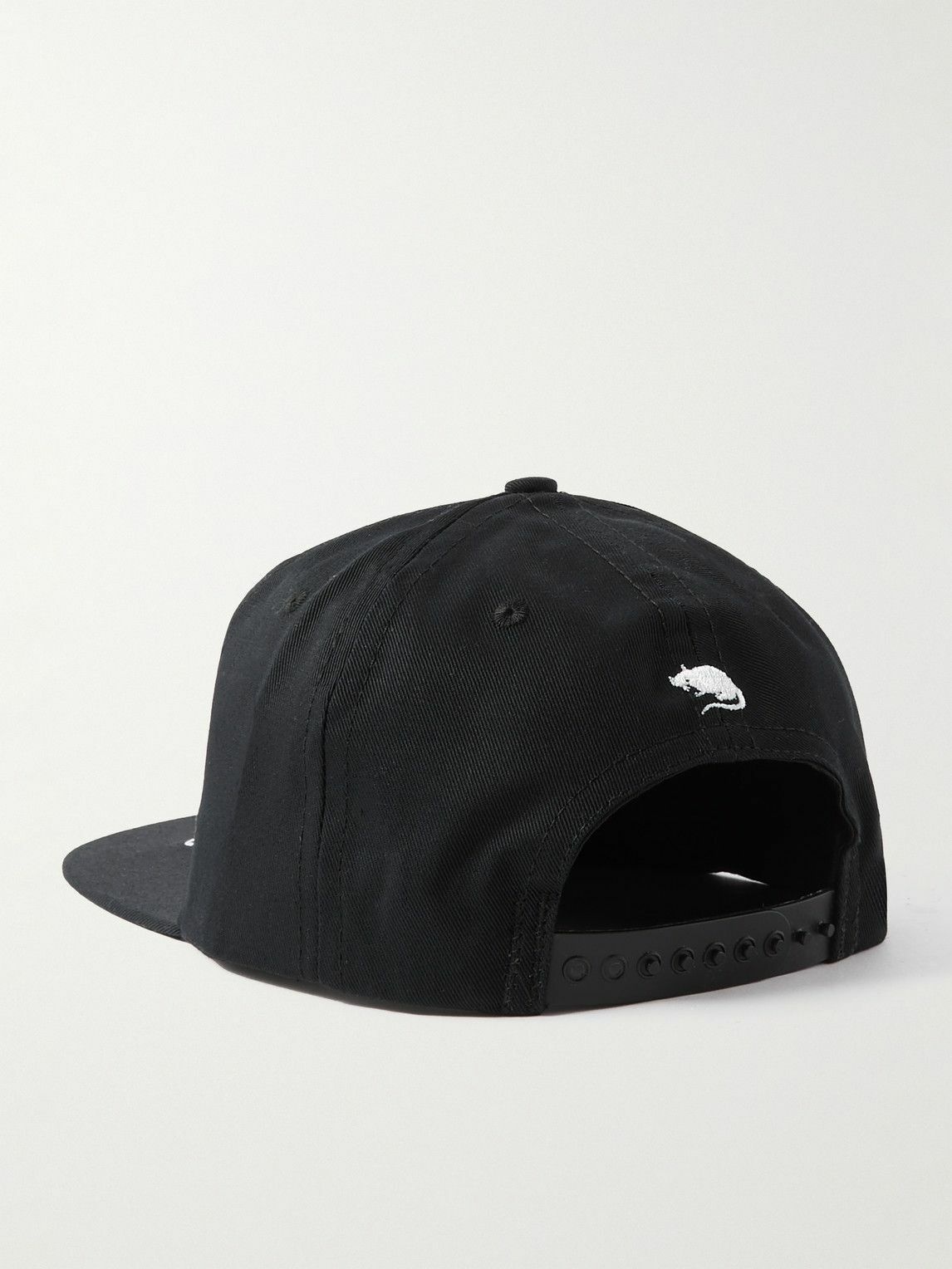 Stray Rats - Wicked Twisted Logo-Embroidered Cotton-Twill Hat