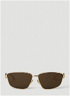 Classic Aviator Sunglasses in Gold