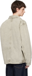 Carhartt Work In Progress Khaki OG Double Front Denim Jacket