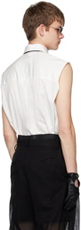 SOSHIOTSUKI White Sleeveless Shirt